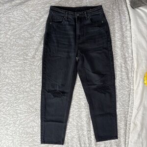 Women's American Eagle Black Distressed Jeans